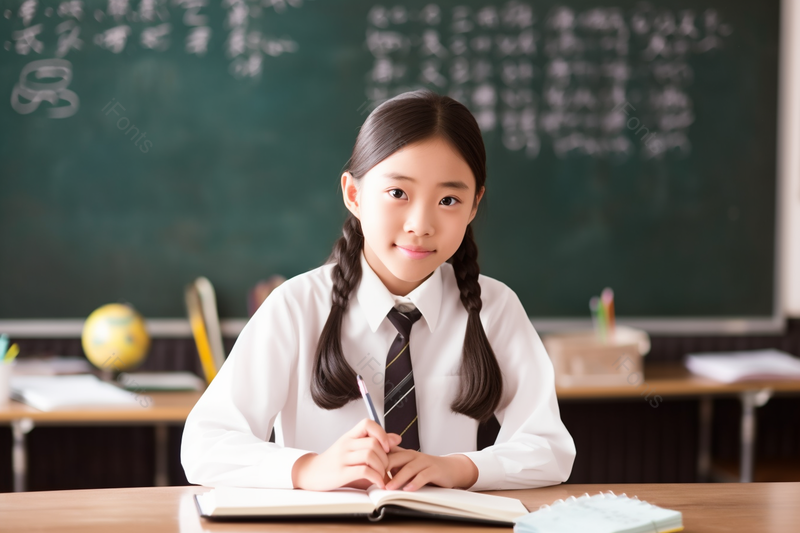 黑板小学生课堂学习正面拍摄,高清,摄影图,摄影图片,图片大全,摄影图免费下载